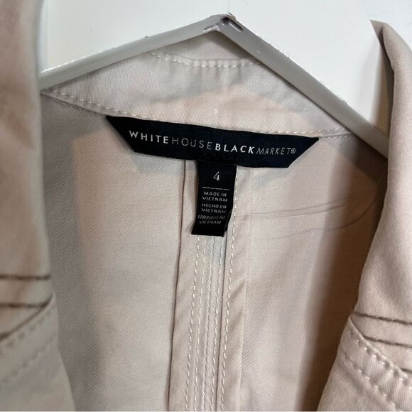 White House black market blazer jacket 3/4 sleeves - Picture 2 of 8